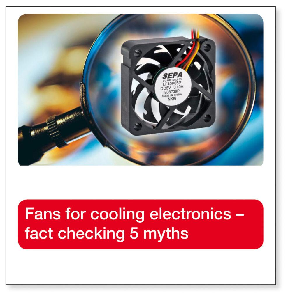 Electronics cooling fans