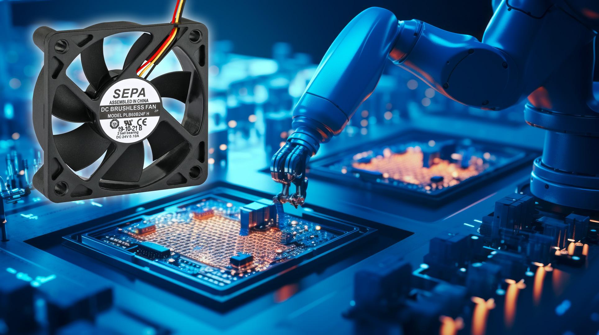 Compact fans for automation technology - SEPA Europe GmbH